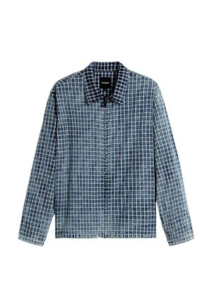 Desigual, LONG-SLEEVED CHECKED SHIRT - Camicia - blue
