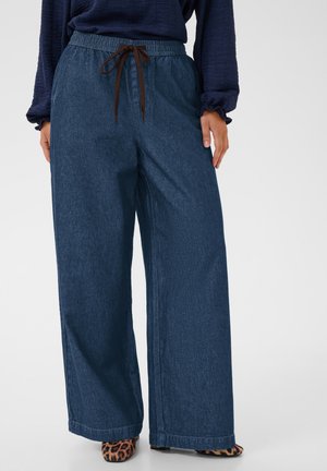 Bon'A Parte, BPNIKITA DENIM PANTS - Wide Leg - medium blue denim