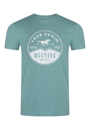 BASIC PRINT - T-shirt print - mineral blue