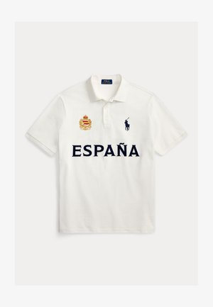 Polo Ralph Lauren, CLASSIC FIT SPAIN POLO SHIRT - Bluză polo - white