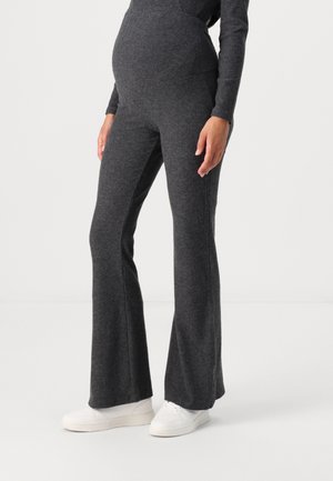 ONLY MATERNITY OLMHALLE - Trousers - dark grey