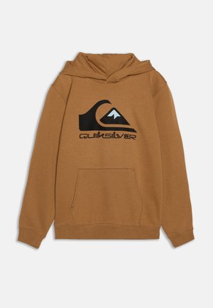 BIG LOGO  - Φούτερ με κουκούλα - light brown/blue