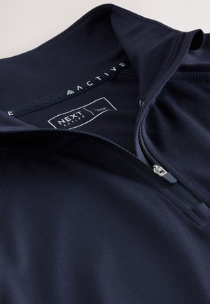 Next REGULAR FIT - ACTIVE QUARTER ZIP RUNNING - Long sleeved top - navy