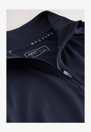 Next REGULAR FIT - ACTIVE QUARTER ZIP RUNNING - Long sleeved top - navy