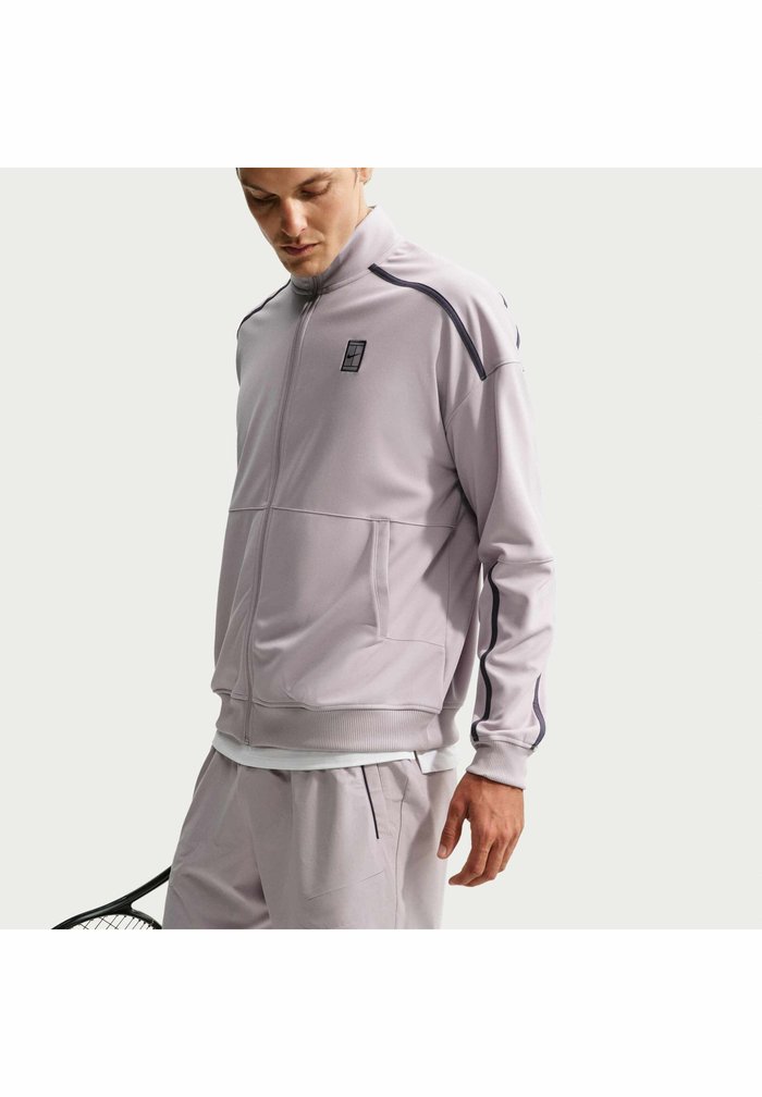 Nike NIKECOURT HERITAGE SUIT JACKET - Training jacket - silver lilac/gridiron