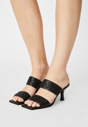 Bronx, Mules à talons - black