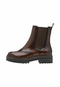 Tamaris CHELSEA - Bottines à plateau - brown