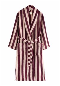 Peignoir - pink berry red stripe