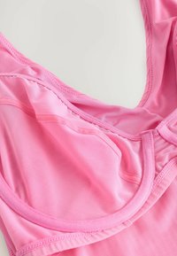 PLUNGE NECK TUMMY CONTROL  - Uimapuku - pink rib