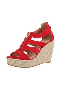 Elara Sandalen met plateauzool - rot