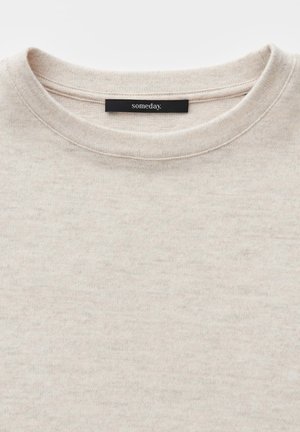 someday., LOOSE FIT MELANGE TEXTURE - T-shirt basic - mellow mélange