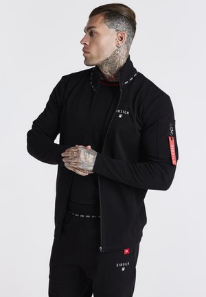 FLIGHT - Felpa con zip - black