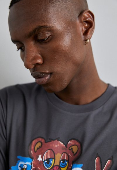 Iceberg T-shirts med print - antracite