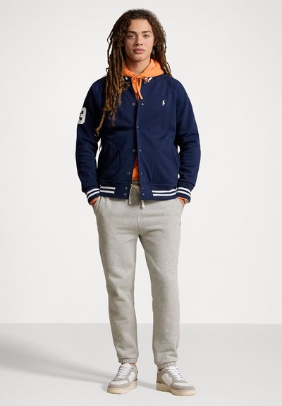 Polo Ralph Lauren TRIPLE PONY FLEECE BASEBALL JACKET - Zip-up sweatshirt - newport navy