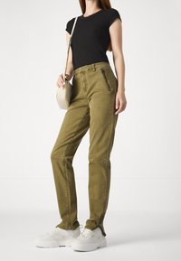 ONLY Pantalon classique - olive