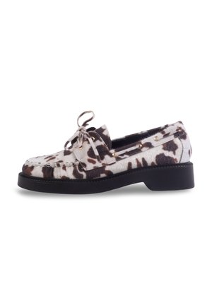 ELIO - Chaussures bateau - vache