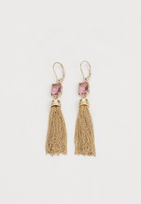 Lauren Ralph Lauren TASSLE DROP - Kõrvarõngad - gold-coloured/pink