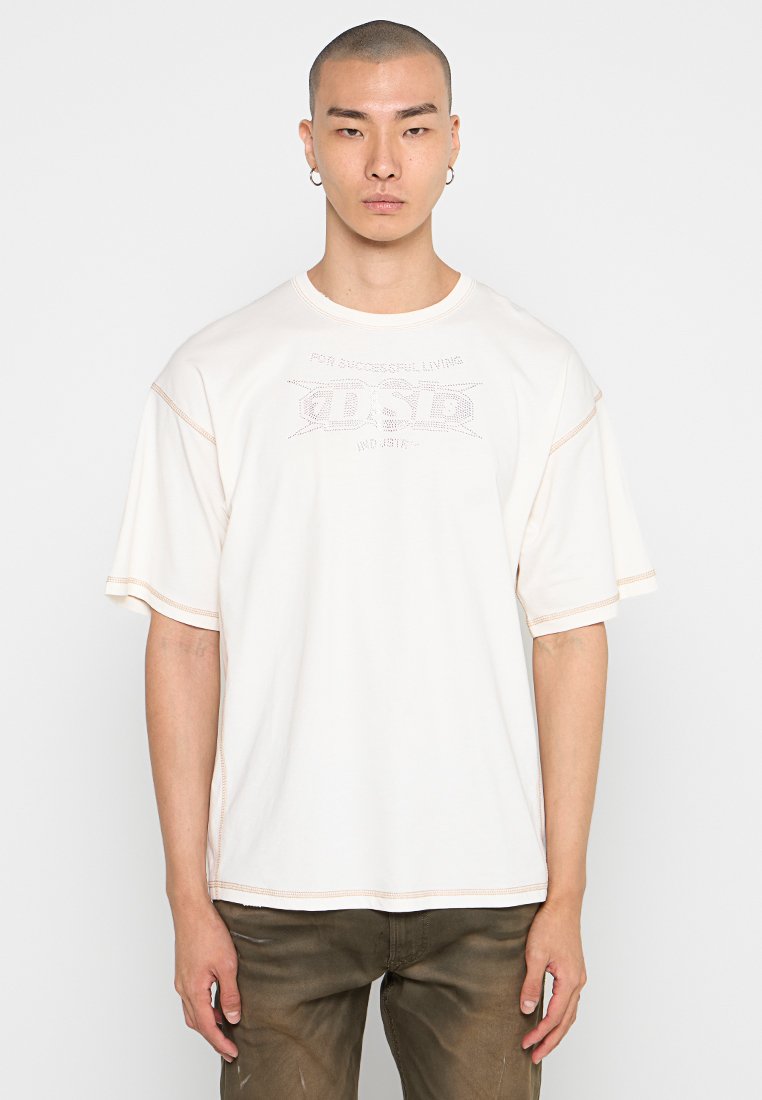 Diesel T-shirt print wit
