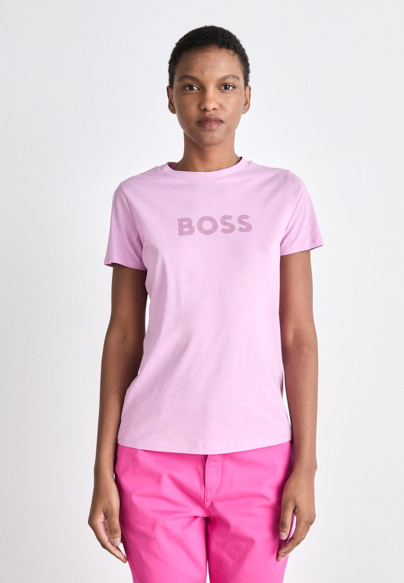 BOSS - C ELOGO 5 - T-shirt z nadrukiem, Powiększ