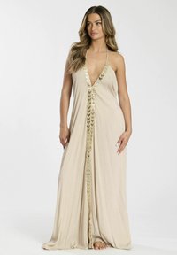 V NECK HALTER  - Strandaccessoire - natural