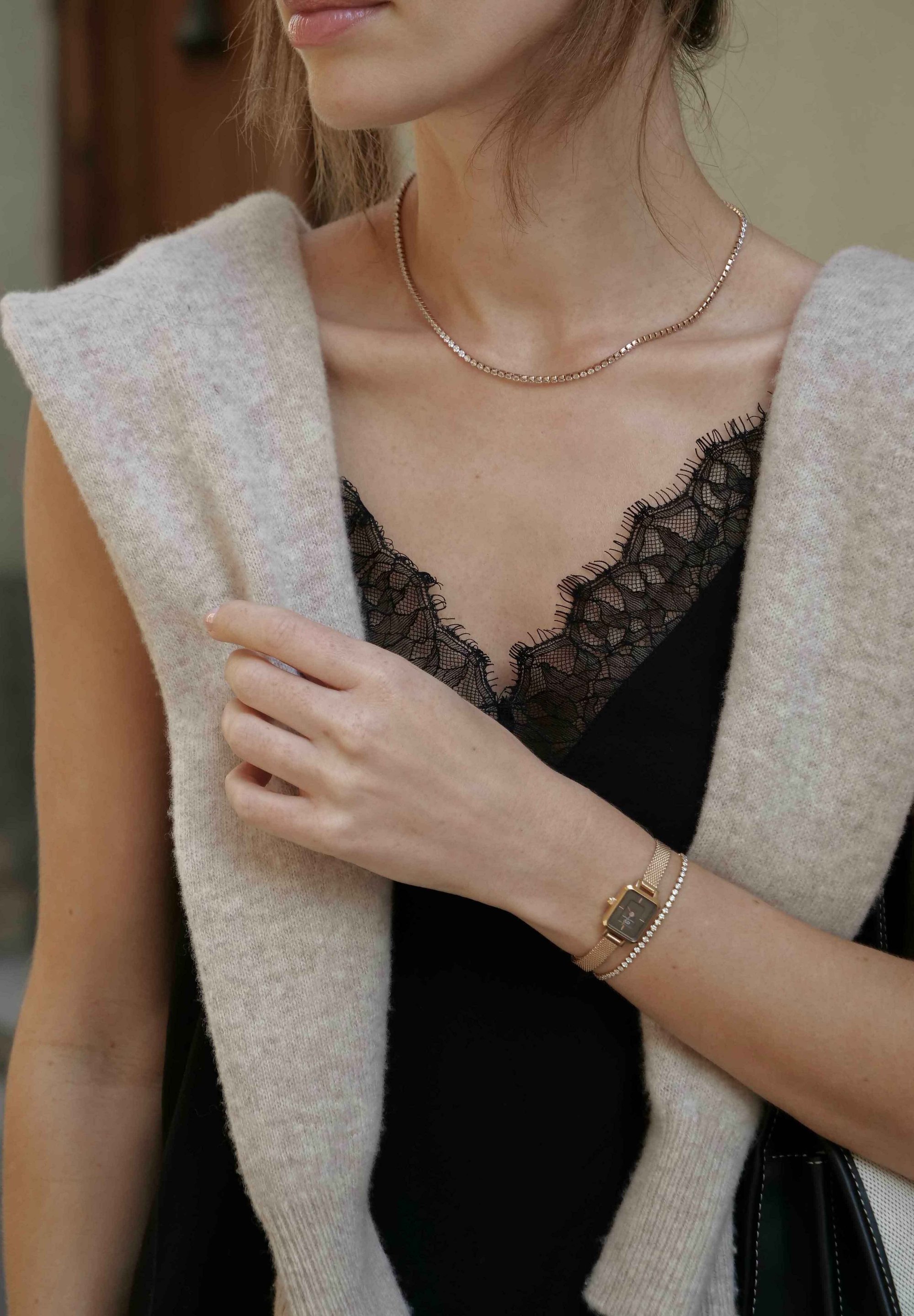Daniel Wellington CLASSIC TENNIS - Necklace - rose gold-coloured 