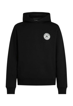 KARL LAGERFELD, KARL LAGERFELD SWEATSHIRT APRÃˆS SKI CLUB HOODIE - Mikina s kapucňou - black