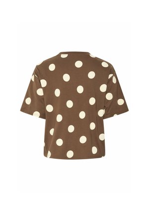 Yours Clothing, PLUS SIZE CASUAL TOPS - Camiseta estampada - light brown