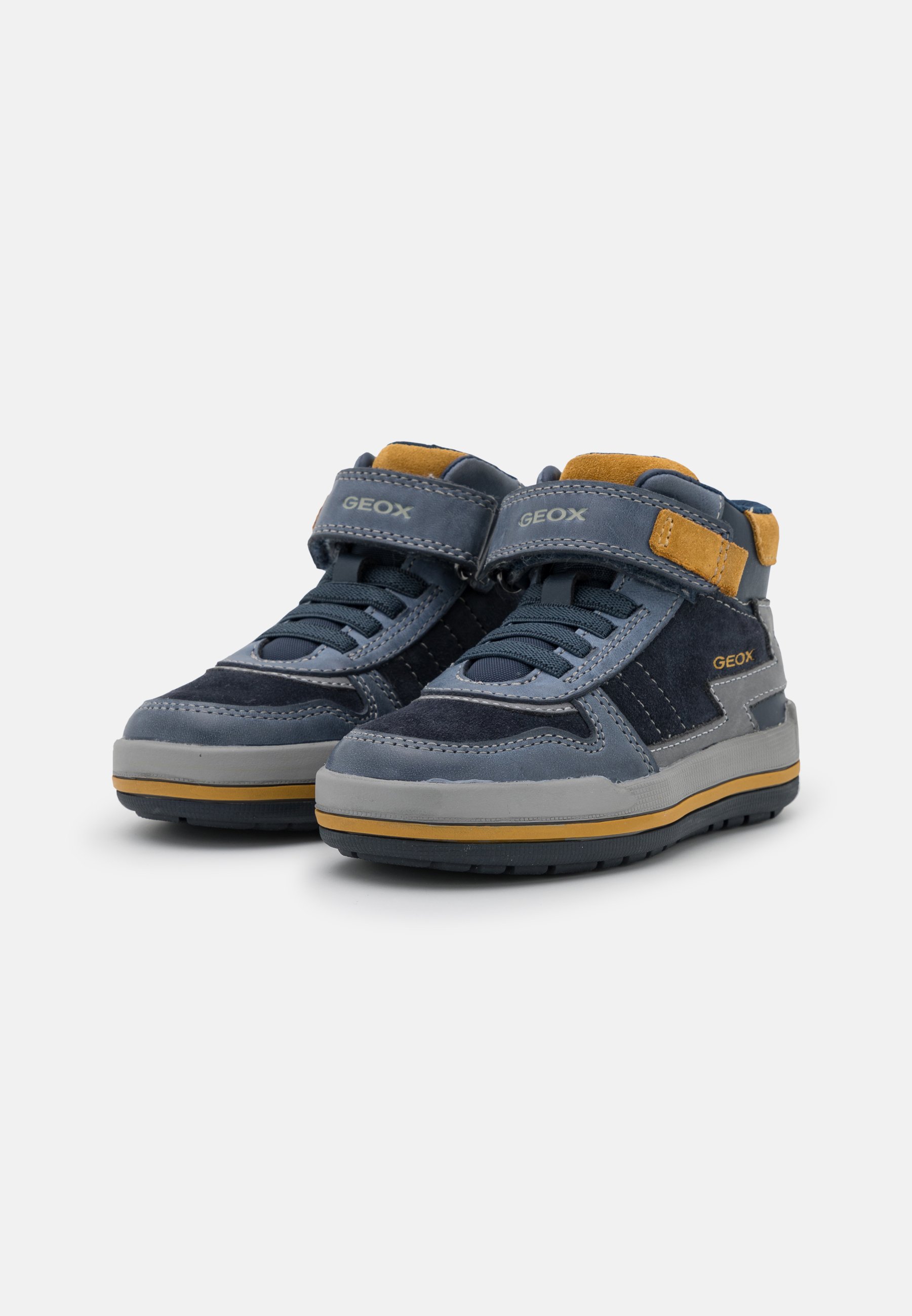Geox CHARZ BOY - Sneakers alte - navy/dark yellow/blu scuro - Zalando.it