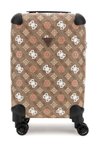 ELIETTE  - Wheeled suitcase - latte logo multi