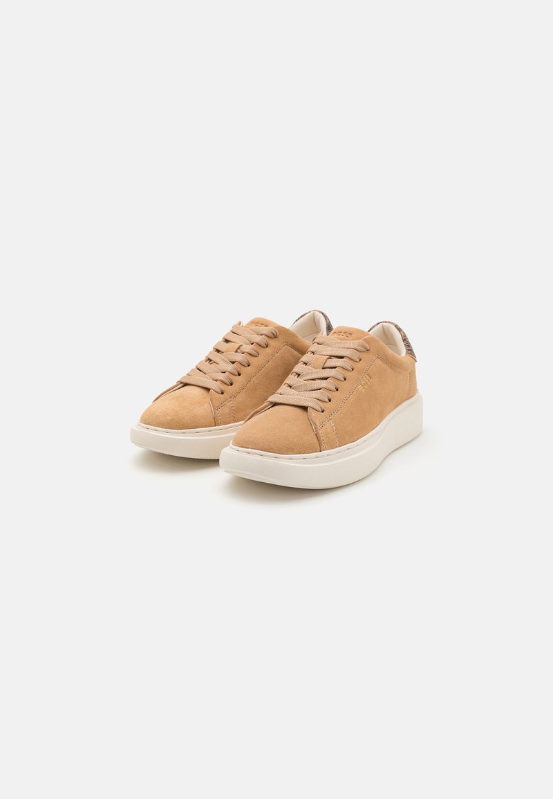BOSS Amber-Scarpe Sportive, Ginnastica Donna, Nero 7, 35 EU