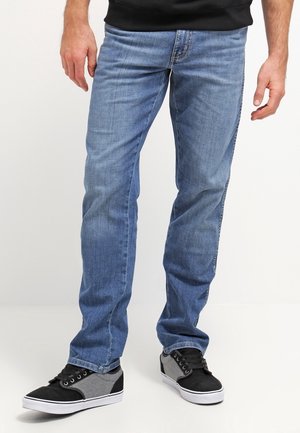 Straight leg jeans - light-blue denim