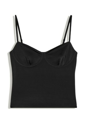 Bershka, TOP - Débardeur - black