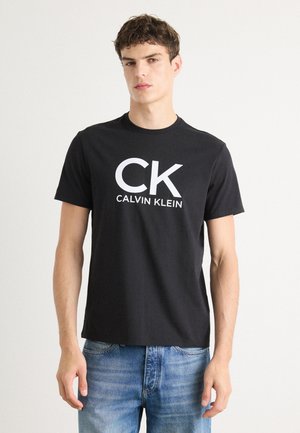 Calvin Klein Jeans GRAPHIC TEE - Print T-shirt - black