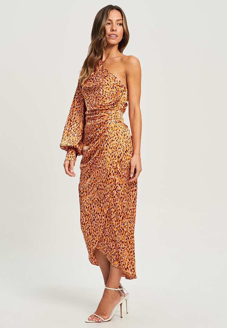 TUSSAH ALAYAH - Shift dress - copper spot/brown - Zalando