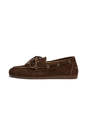 MARIN - Boat shoes - brown suede