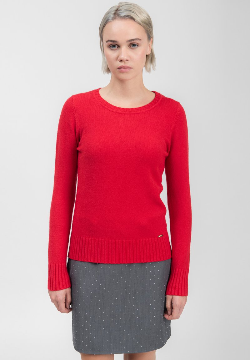 INFLUENCER CREW-NECK - Trui - red