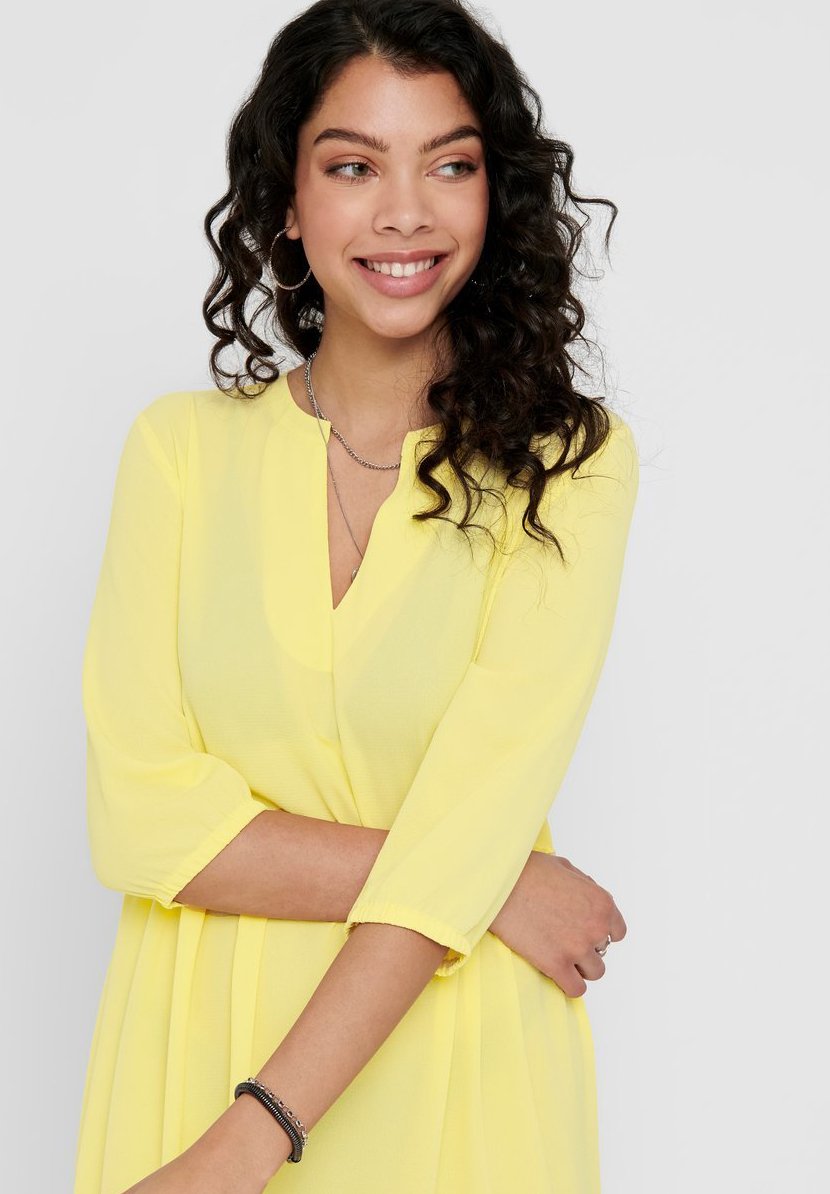 robe jaune zalando