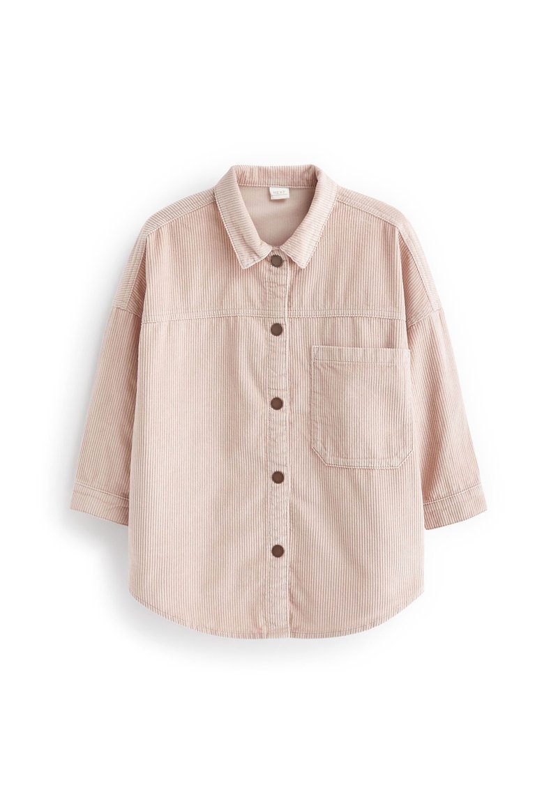 Next Imiteret læderjakke - pink