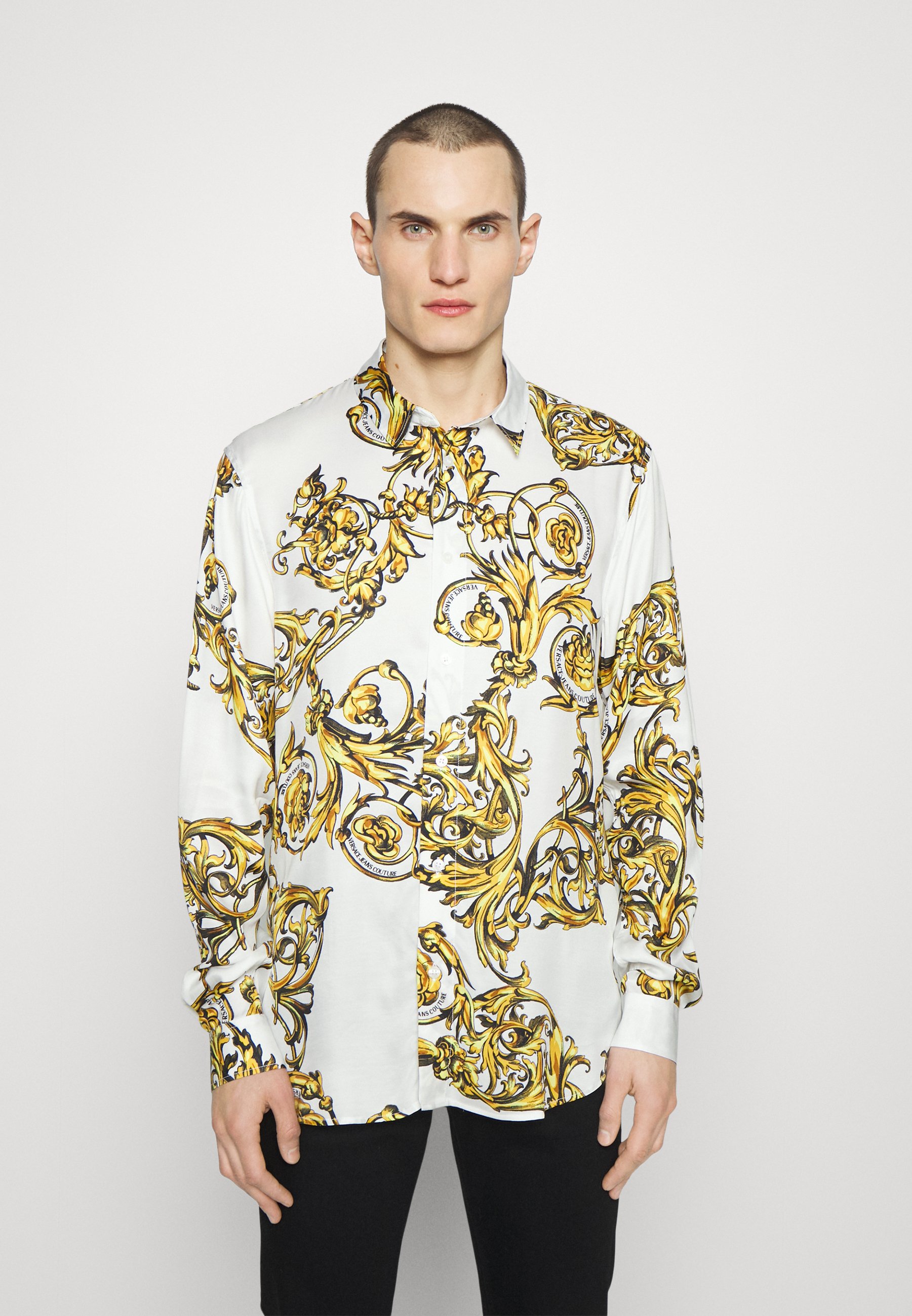 Versace Jeans Couture GARLAND - Camicia - white/gold/bianco - Zalando.it