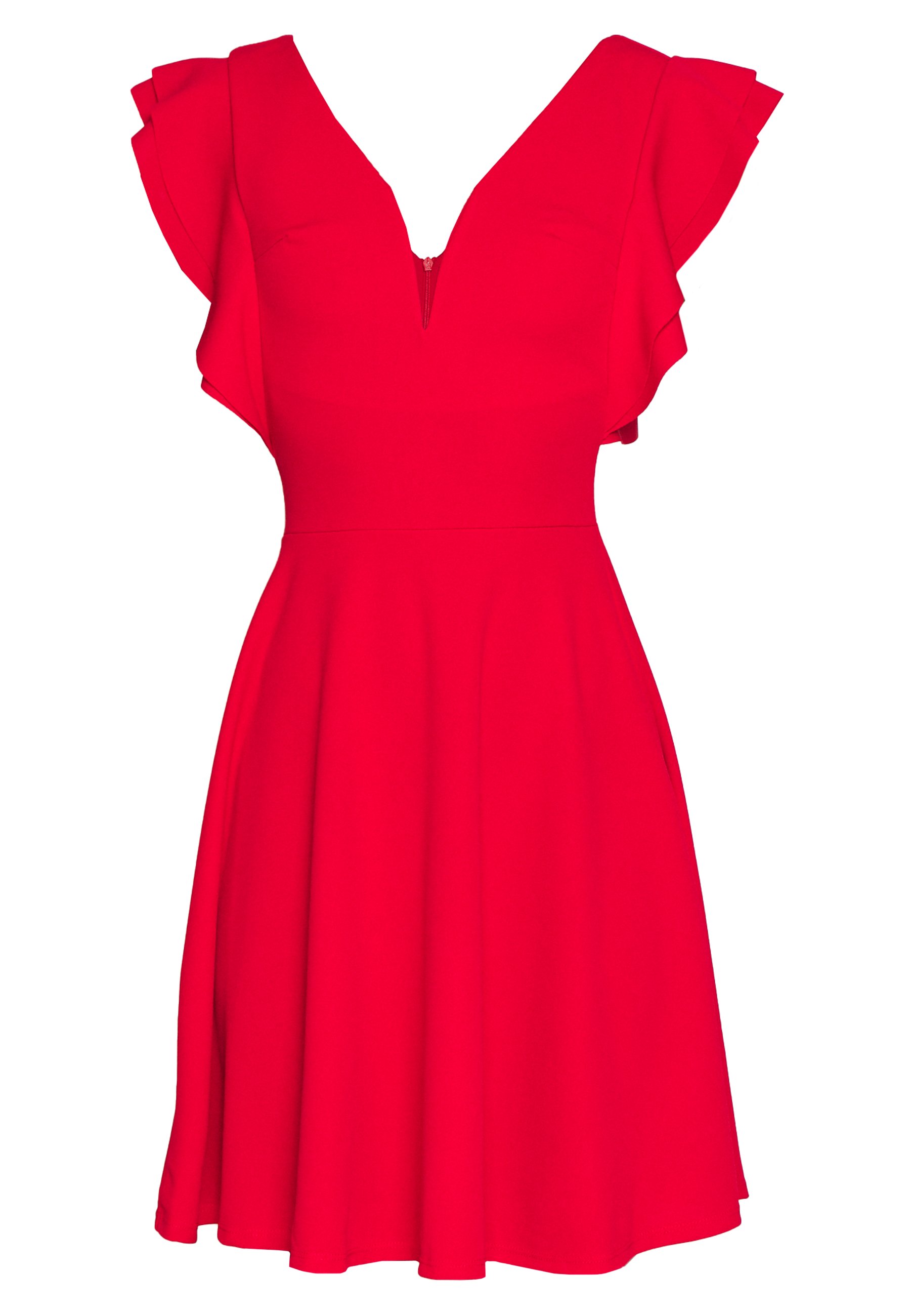 flare dress with sleeves