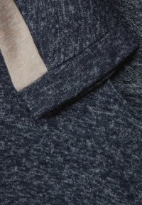 Street One Stickad tröja - mottled dark blue