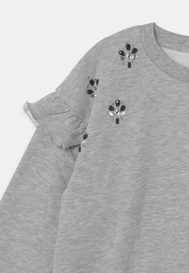 Kinder Pullover | Lindex EMBELLISHMENT Sweatshirt light grey melange/grau-meliert - DE42971 Kinder Pullover | Lindex EMBELLISHMENT Sweatshirt light grey melange/grau-meliert - DE42971