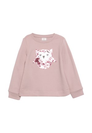 MIT WENDEPAILLETTEN - Sweatshirt - zartrosa