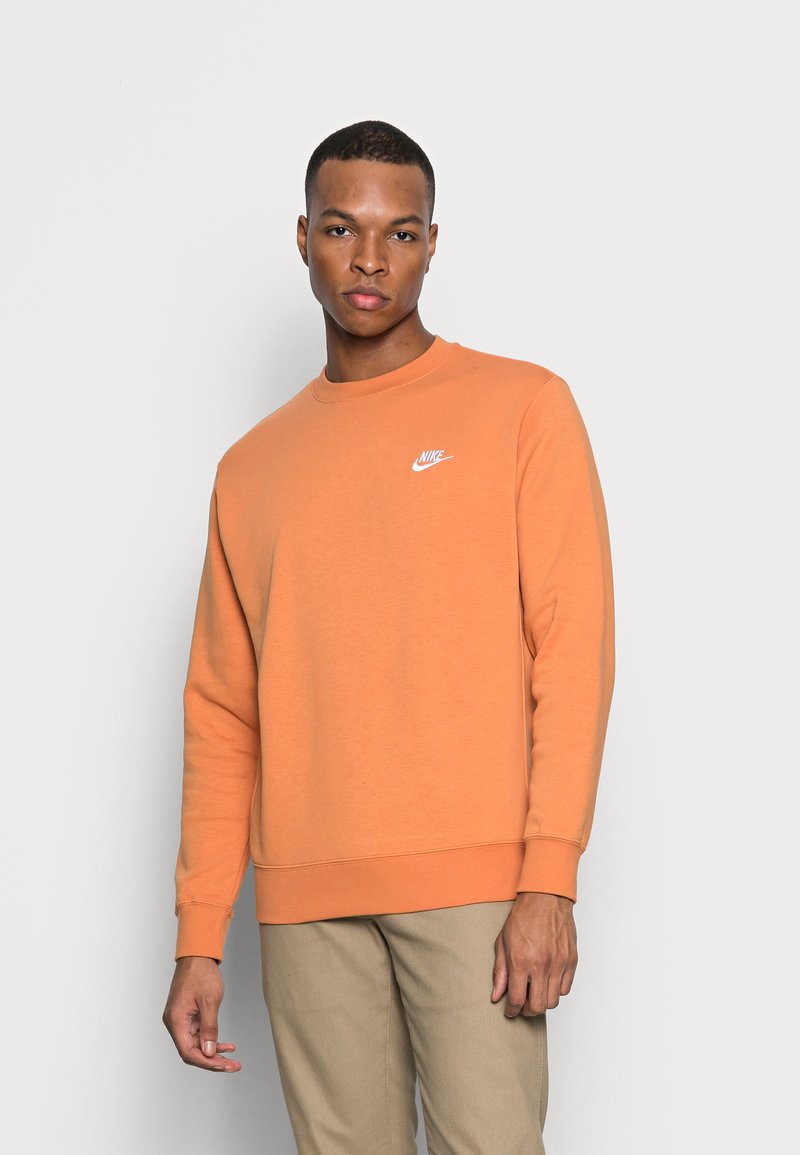 Nike Sportswear CRW - Camisola - hot curry/white