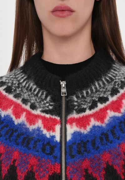 CLOSED CROPPED ZIP CARDIGAN - Adīta jaka - cosmic grey