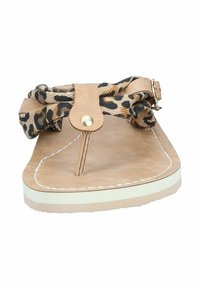 Tamaris T-bar sandals - leopard
