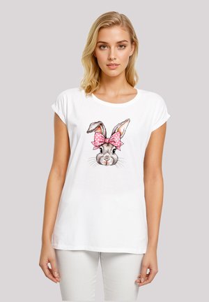 Print T-shirt - weiß