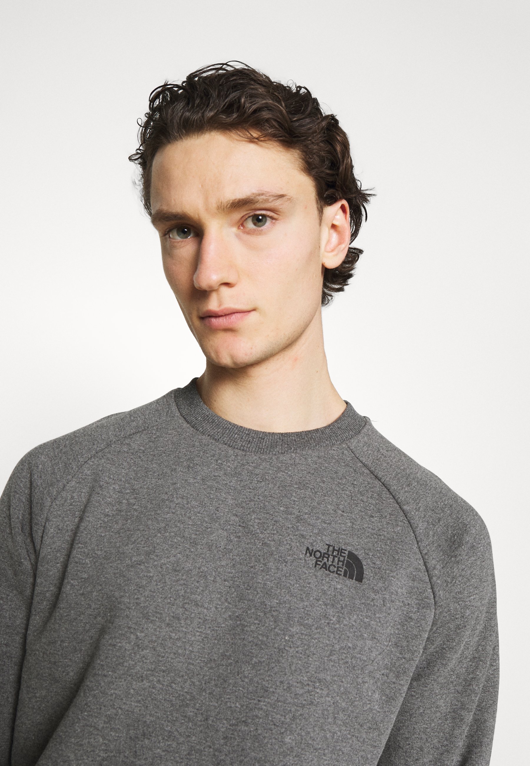 the north face raglan redbox moletom com capuz grey