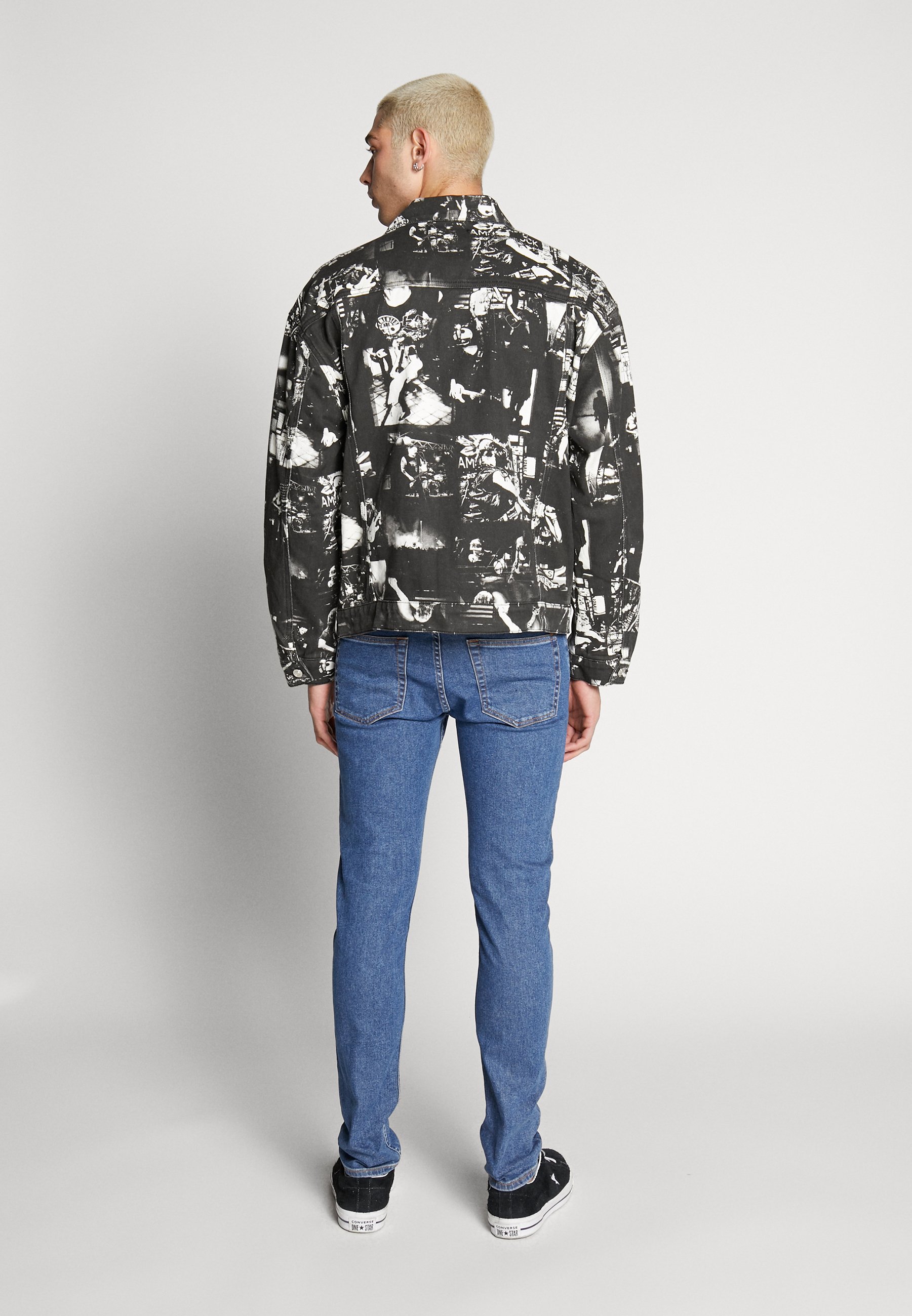 Jaded London PUNK ROCK PHOTOGRAPH JACKET Jeansjakke Jaded London PUNK ROCK PHOTOGRAPH JACKET Jeansjakke