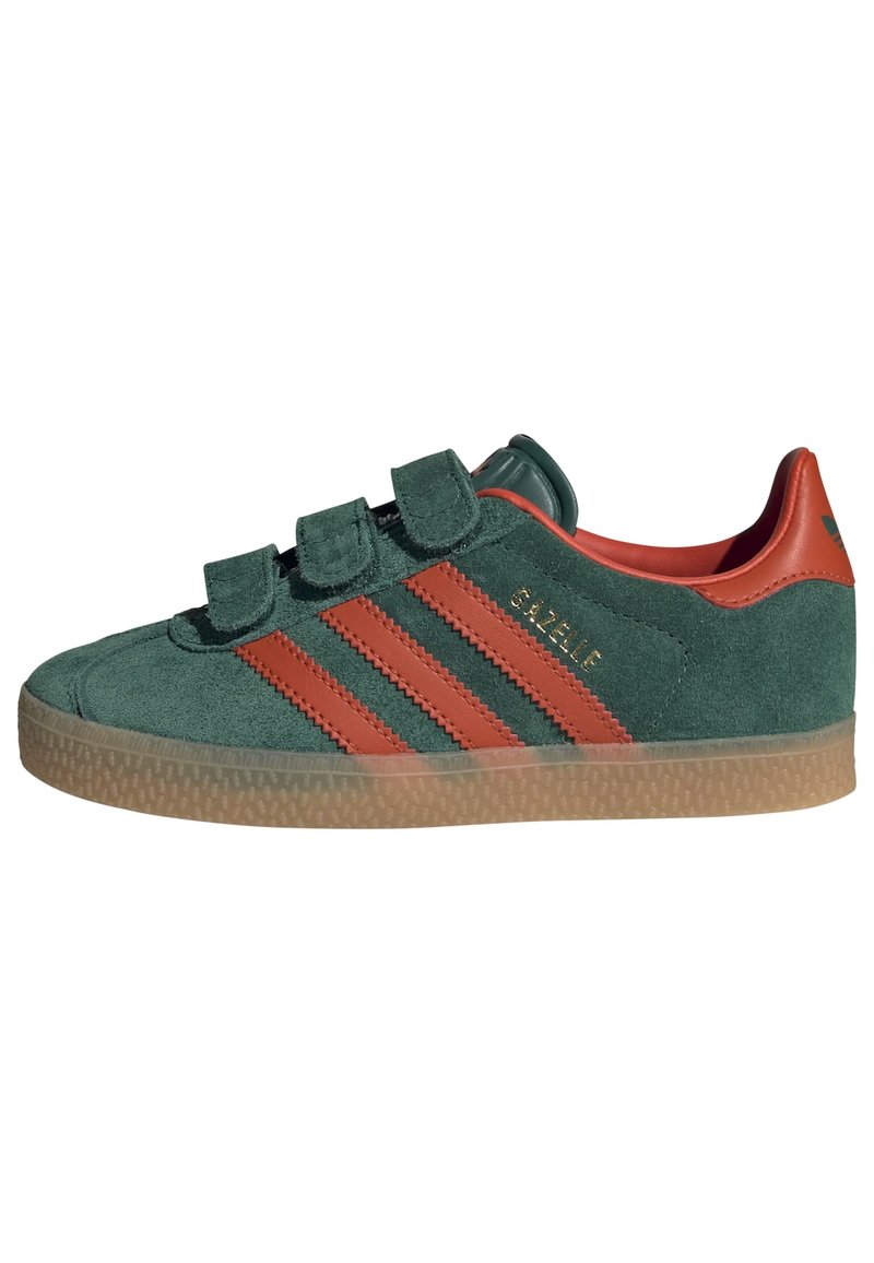 adidas Originals GAZELLE UNISEX - Trainers - collegiate green/preloved red/gum 3